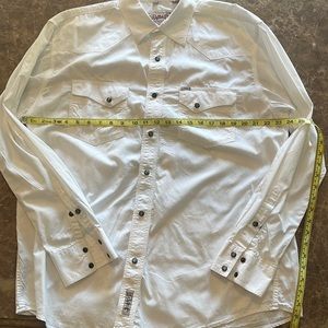 Rafter C Cowboy Collection men’s shirt in XL and color white